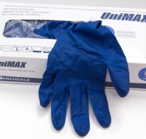 Перчатки латексные UniMAX  25пар/упак S