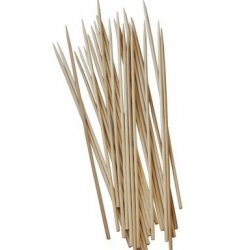 Шпажки (стеки) бамбуковые, d-3 мм 250 мм PATERRA 100шт/уп.