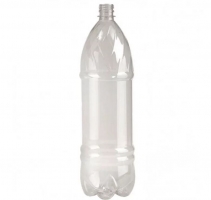 Бутылка ПЭТ 1,5л d=28 мм (прозрачная) 100 шт + крышка