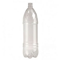 Бутылка ПЭТ 1,5л d=28 мм (прозрачная) 100 шт + крышка
