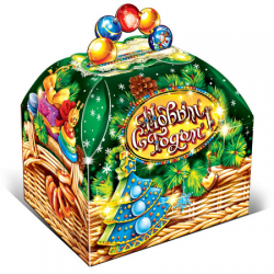 Лукошко (0,9 кг) коробка под конфеты