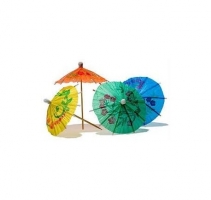 Пика декоративная "Зонтик" 144шт/уп. длина 10,5 см.