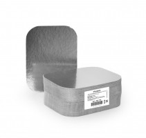 Крышка картон-мет. для алюминиевой формы(450) размер 140х115.100шт/1200шт   402-771