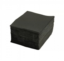 Салфетки бумажные 1-слойные 33х33 черные 300 штук в упаковке в коробке 9 упаковок