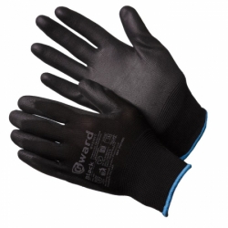 Перчатки GWARD Black цвет черный с полиуретановым покр.(Размер 9 L)