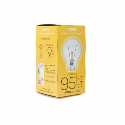 Лампа электрическая СТАРТ стандартная/прозрачная 95W/E27