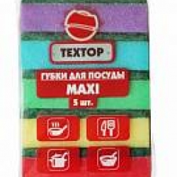 Губка для посуды "Textop" Maxi (5 шт)
