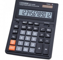 Калькулятор настольный Citizen SDC-444S 12-разрядный черный